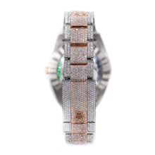 Load image into Gallery viewer, DJ TWO-TONE GOLD 41MM MOISSANITE DIAMOND WATCH 22CT